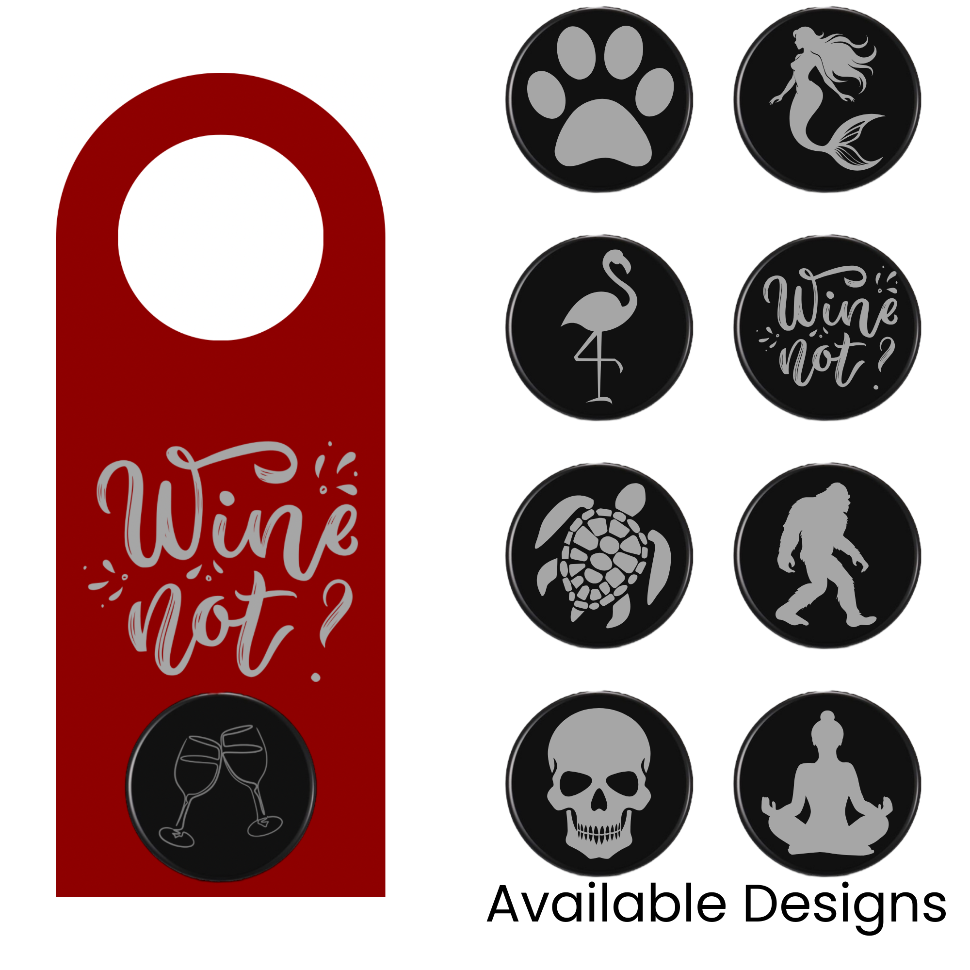 Wine Tag with Wine Stopper