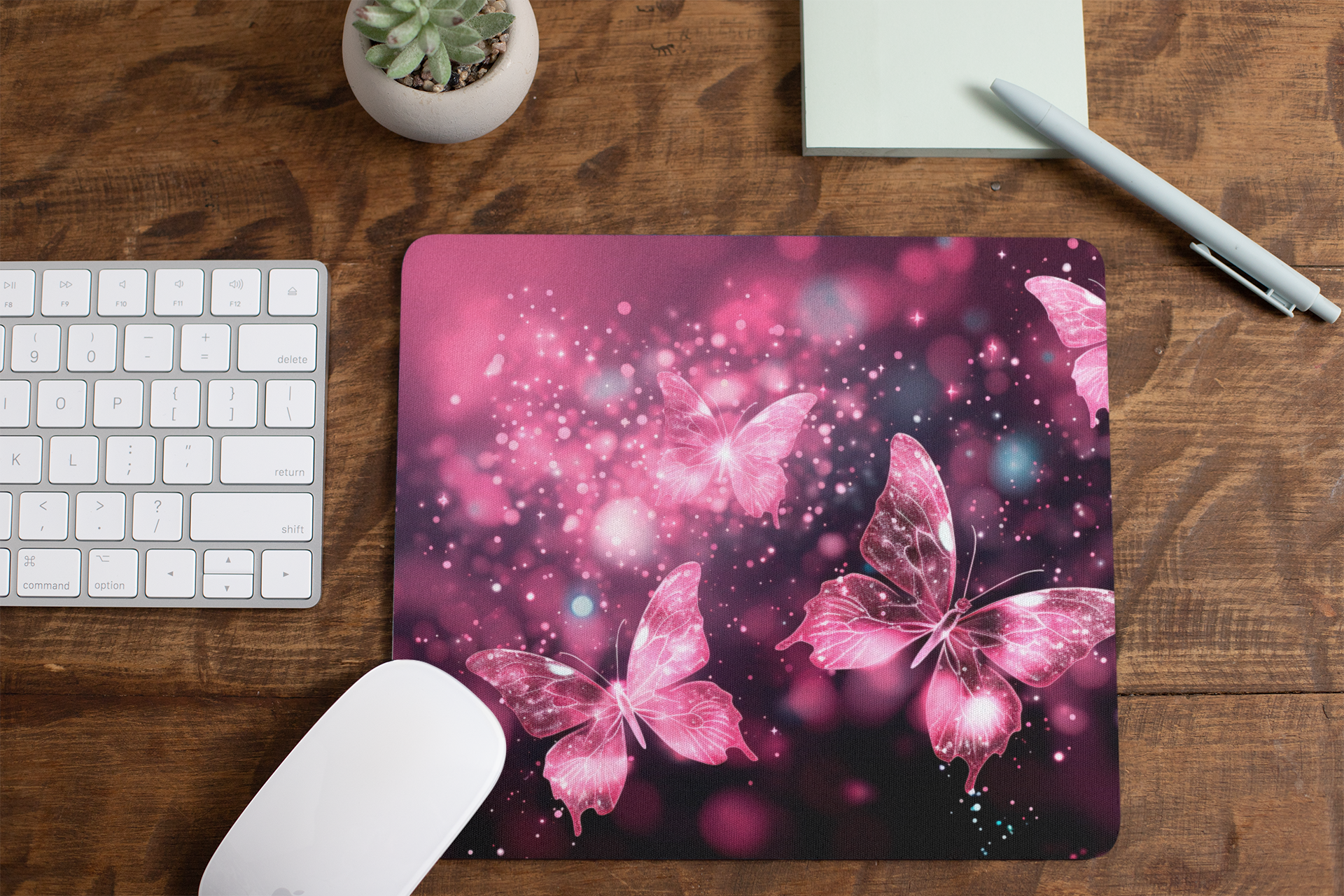Butterflies Pink | Mouse Pad