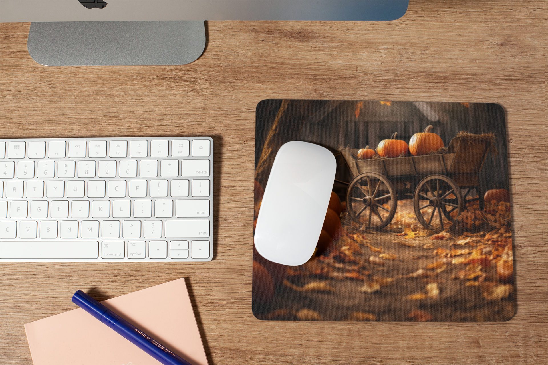 Pumpkin Cart | Mouse Pad
