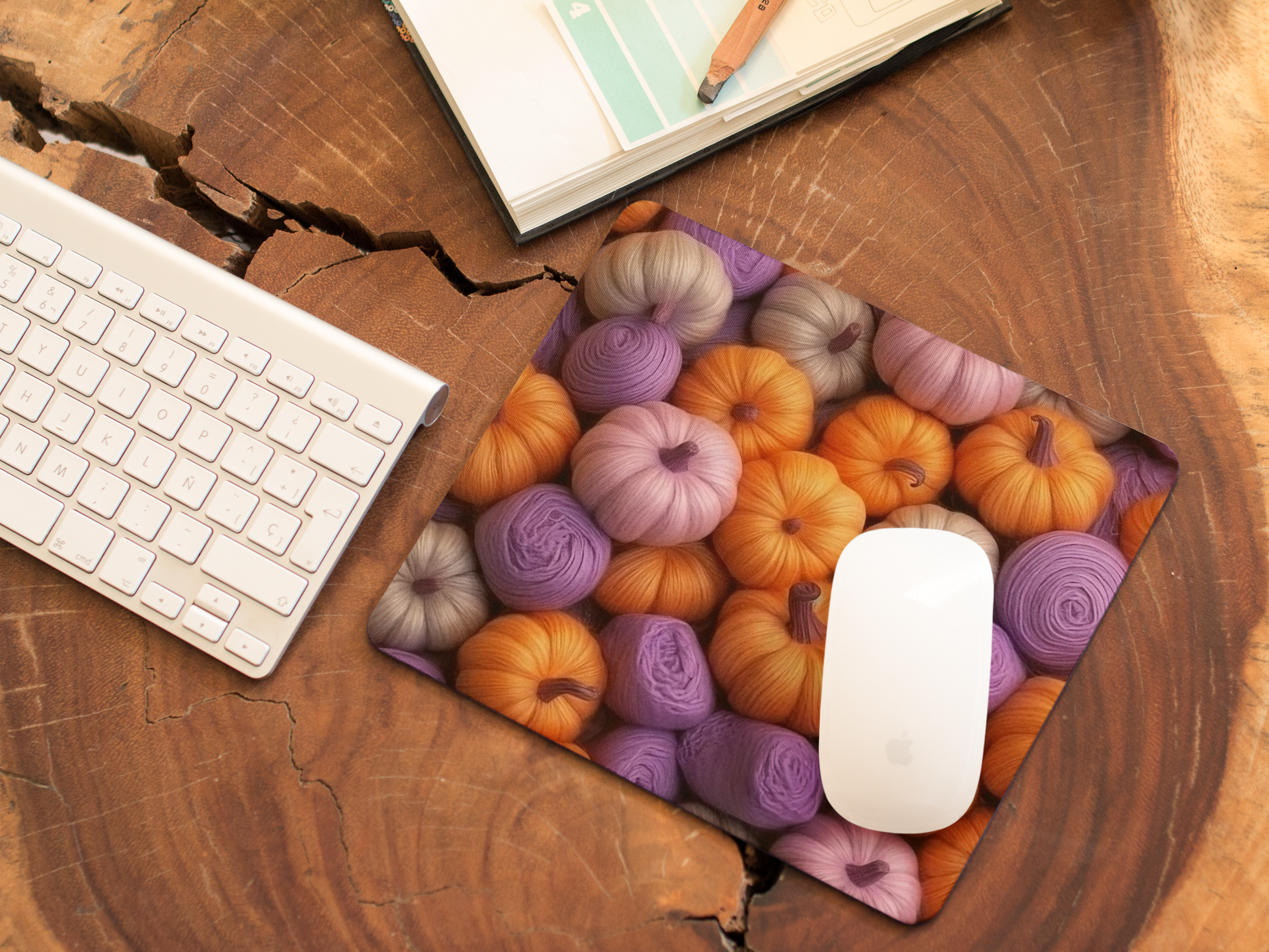 Pumpkin Yarn | Mouse Pad