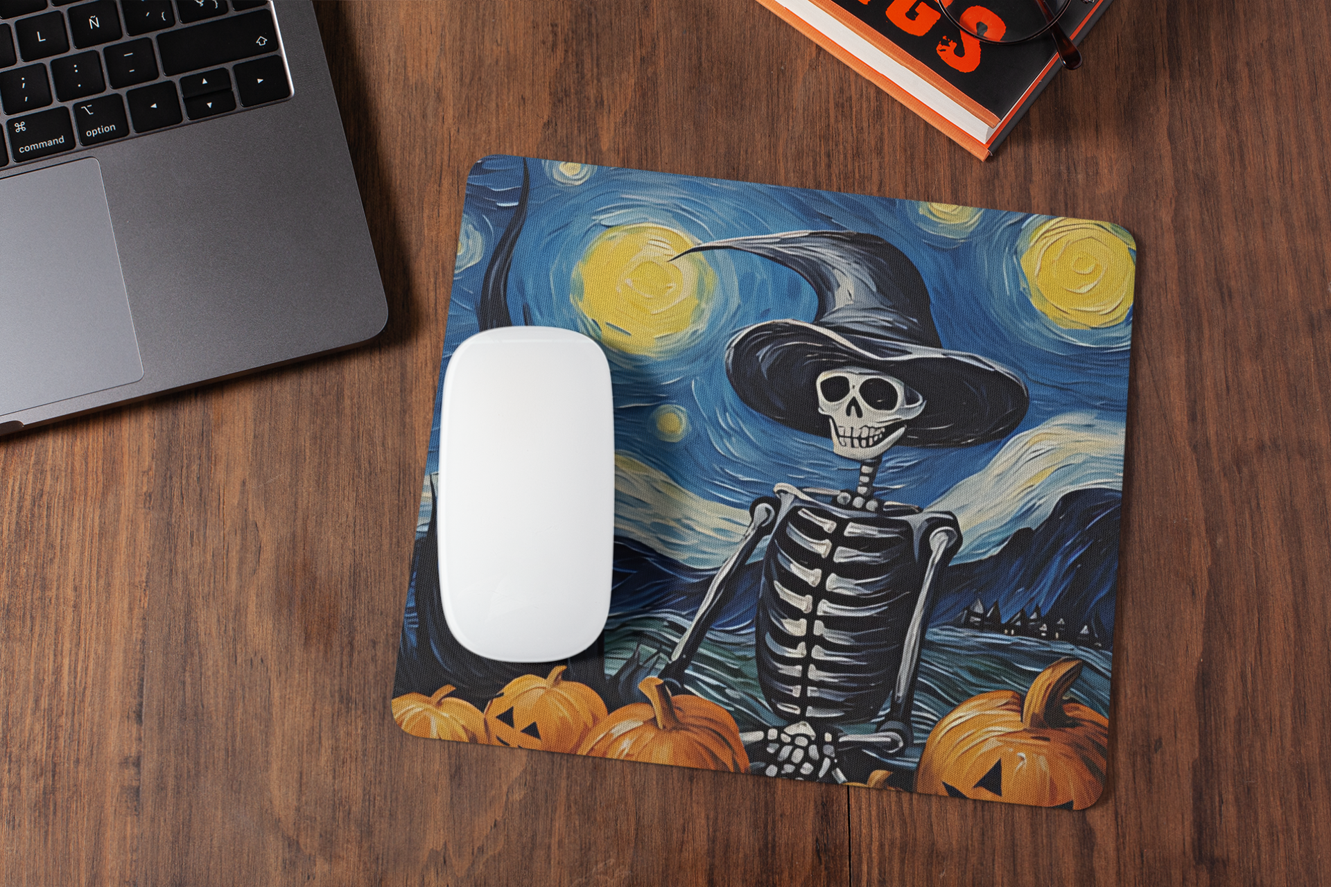 Skeleton Halloween | Mouse Pad